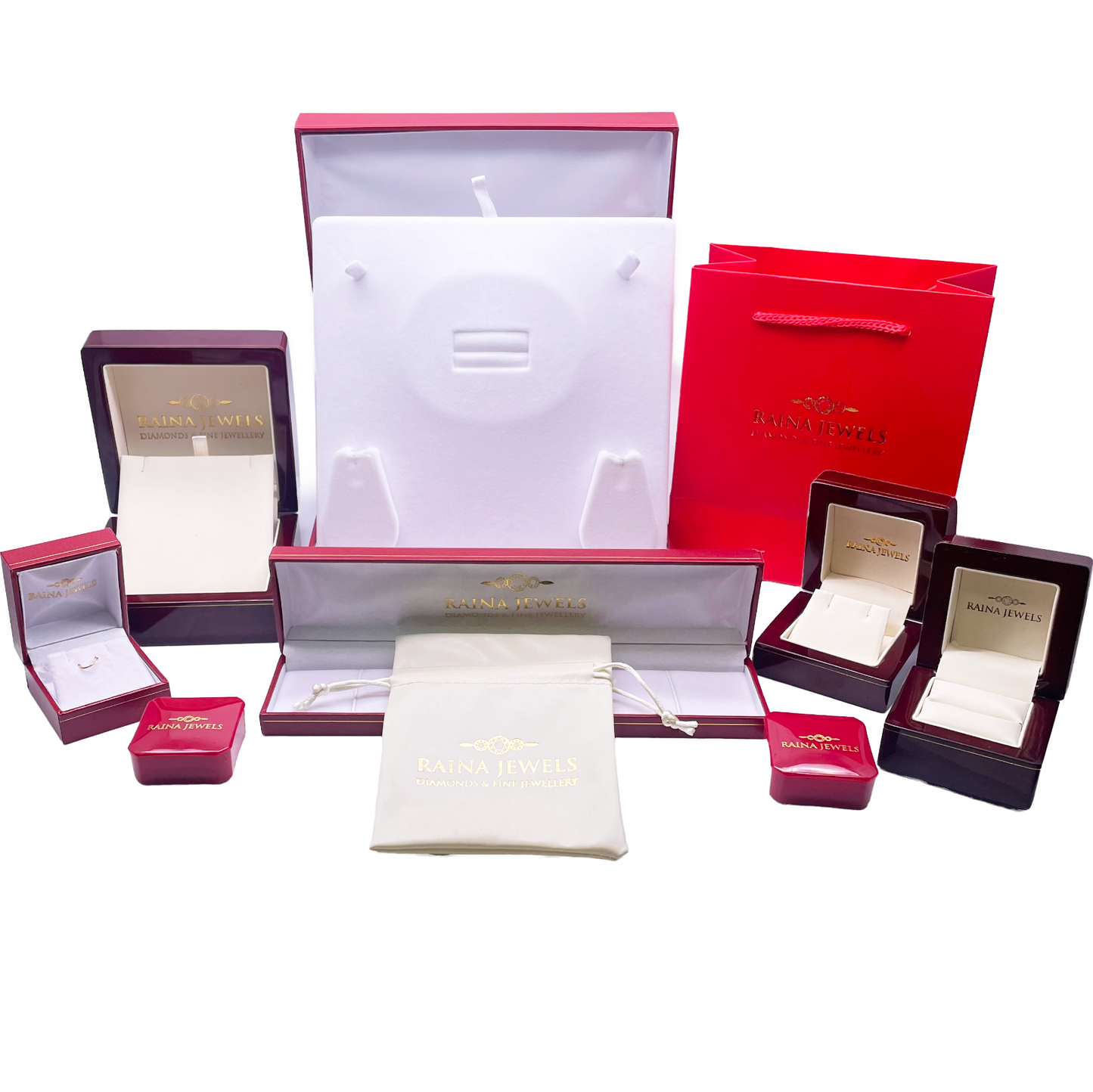 Bague en or 18 carats avec rubis et diamants, ronds et taille émeraude, trois pierres, 0,75 carat