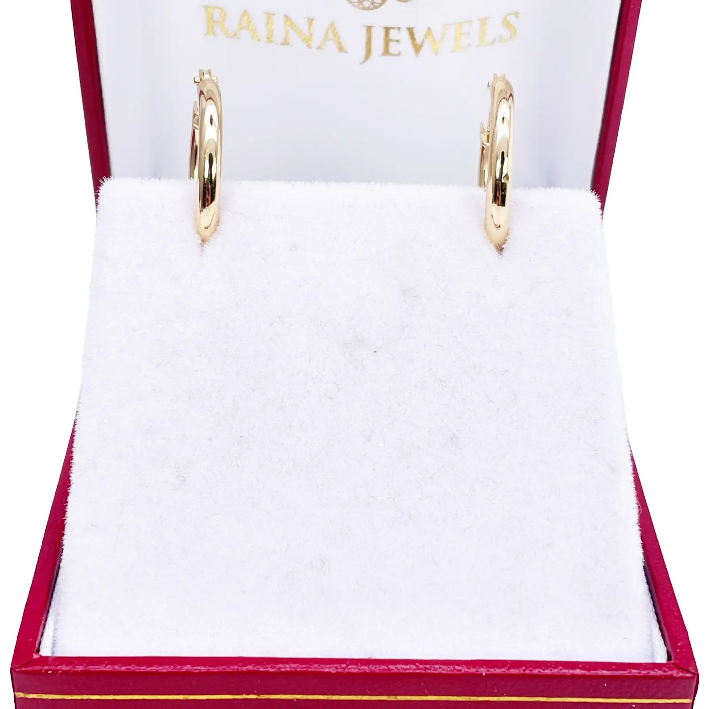 18ct Gold Hoop High Polished Minimalist Earrings 14.5mm Diameter  Diamond Bracelets