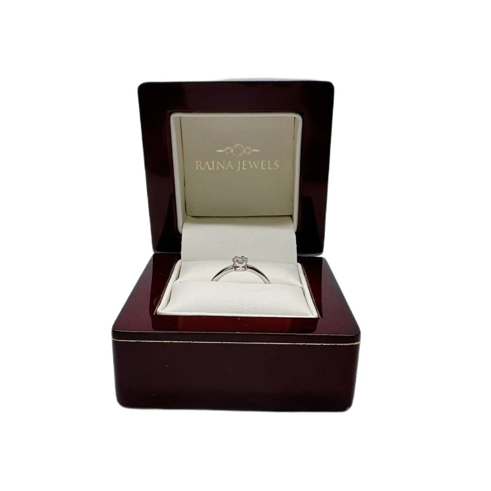 18ct White Gold  Seven Round Diamond Cluster Ring GSI¬† Other